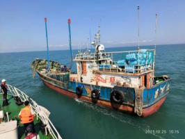 福州市海洋与渔业执法支队开展海洋“蓝剑2023-12”暨闽中相关海域联合执法行动