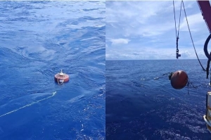 自然资源部海洋一所自主星座实时通信潜标完成首次海试！