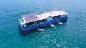 “渔机1号”：我国首座深远海封闭式舱养综合试验平台，集养殖新品种开发、试验观测等为一体